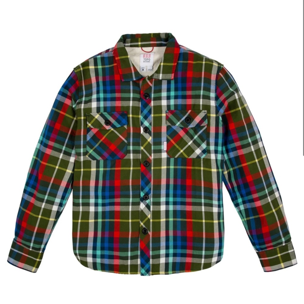 The Field Shirt in Olive Multi Plaid -- by Topo Designs